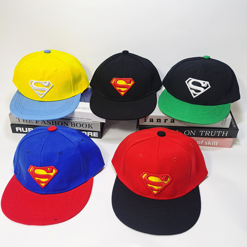 Mũ hiphop mũ snapback siêu anh hùng cho bé mũ bóng chày trẻ em