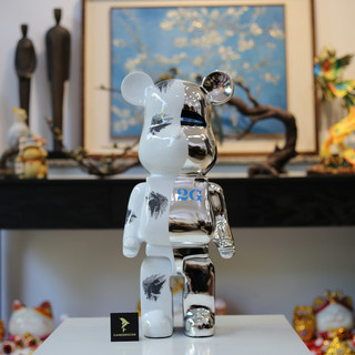 Bearbrick 2g 50cm 80cm, gấu bearbrick bụng phệ, bearbrick đủ size trang trí nhà cửa quà tặng độc đáo