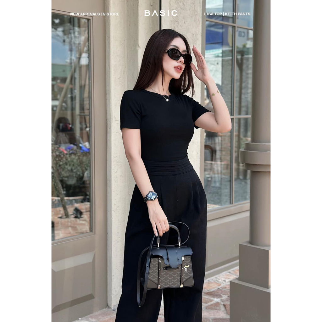 Áo thun trơn ôm BASIC YAMIN TOP