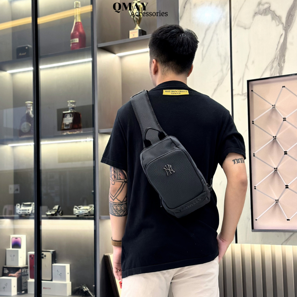 TÚI CHÉO 1 QUAI MLB BAG SLING NEW HOT 2023 Nhiều Ngăn Tiện Lợi Size 31cm x 18cm x 6cm