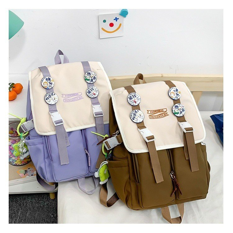 Balo Đai bấm móc hoa