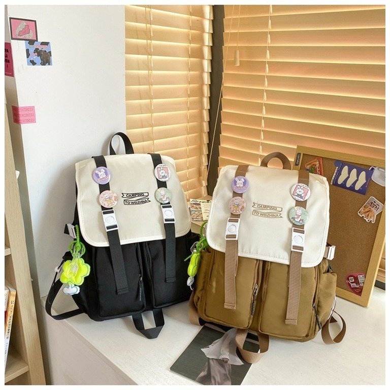 Balo Đai bấm móc hoa