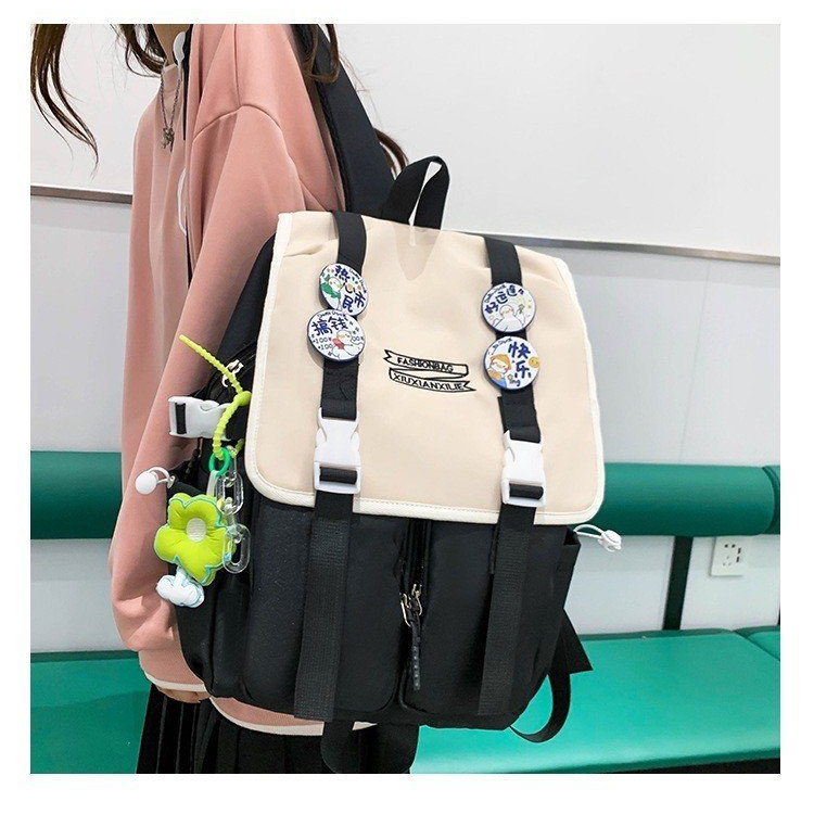 Balo Đai bấm móc hoa