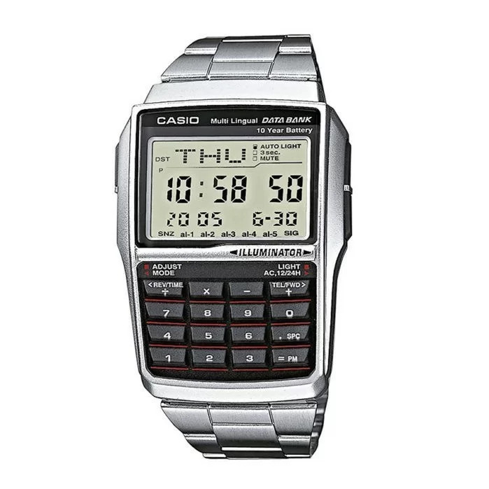 Đồng Hồ Điện Tử Nam Casio WATCHSTORE Unisex DBC-32D-1ADF Thiết Kế Mặt Kính Khoáng 37,5mm, Dây Kim Loại, Vỏ Thép Không Gỉ