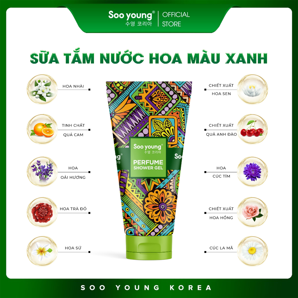 Sữa tắm nước hoa SooYoung 150ml