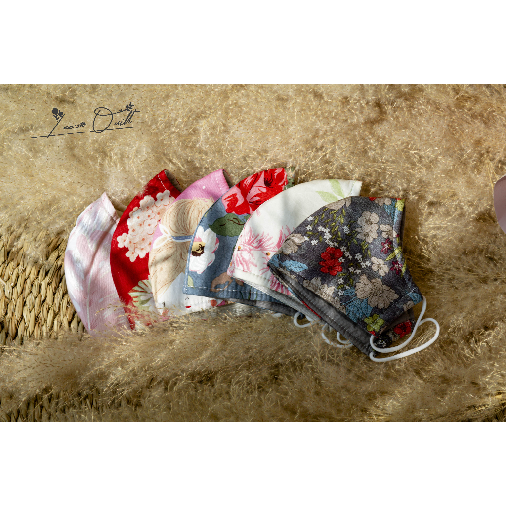 Khẩu trang vải Cotton, Modal cao cấp LEE CORNER, khẩu trang 3 lớp, thoáng khí, thấm hút mồ hôi