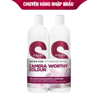 Bộ dầu gội Tigi Trắng Camera Worthy Colour 750ml