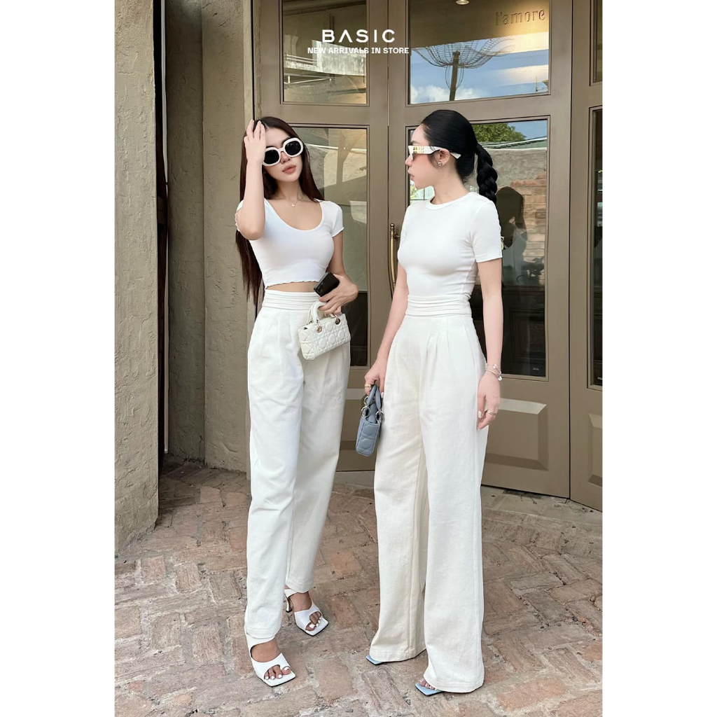 Áo thun trơn ôm BASIC YAMIN TOP