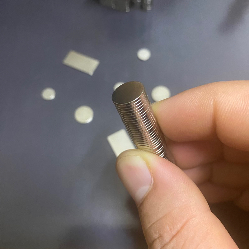 Combo 10 viên nam châm mỏng 1mm siêu dính