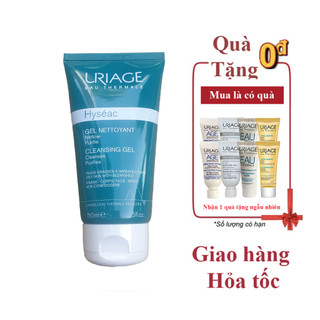 (Quà) Gel rửa mặt Uriage Hyseac Gel Nettoyant 150ml - dành cho da dầu, mụn da hỗn hợp