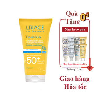 (Quà) Kem chống nắng, dưỡng ẩm cho da nhạy cảm Uriage Bariesun SPF50+ Hydratante Creme 50ml