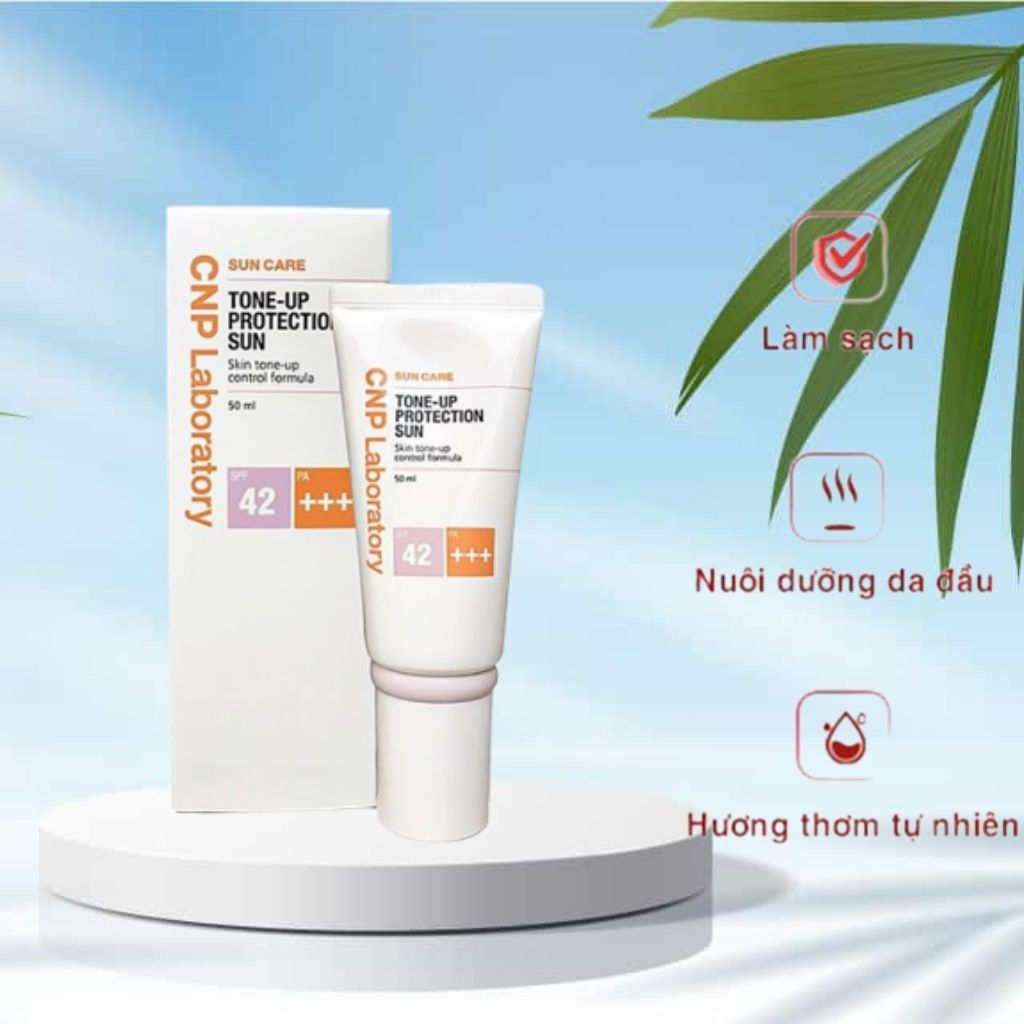 Kem Chống Nắng CNP Laborator, nâng tone tự nhiên , kiềm dầu