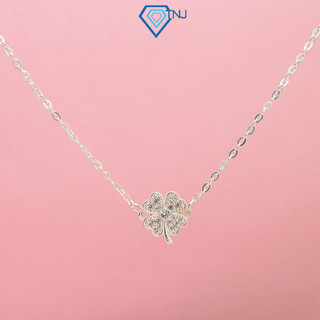 Dây chuyền nữ bạc TNJ hình cỏ 4 lá may mắn DCN0660 - Trang Sức TNJ