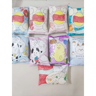 Squishy giấy bim bim bò, lays, mì gói nhiều loại dễ thương chậm tăng