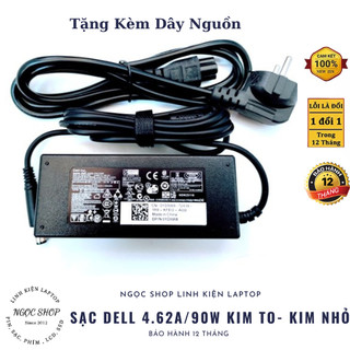 Sạc laptop dell 19.5v-4.62a 90w đầu kim to 7.4x5.1 e6420 e6520 e4300 e5400 e6400 e6410 e6500 3541 3442 n4110 n5110 n7110