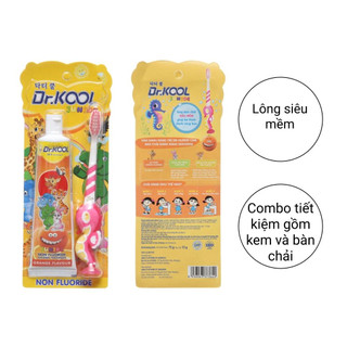 Kem Đánh Răng, Bàn Chải Trẻ Em Dr KOOL (Date Mới)