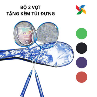 BỘ 2 CHIẾC VỢT CẦU LÔNG TẬP LUYỆN, CHẤT LƯỢNG, GIÁ RẺ + TÚI ĐEO