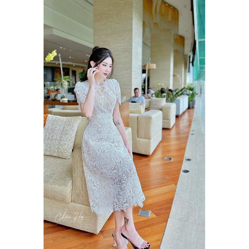 ĐẦM REN MẪU MỚI TIỂU THƯ ĐẠI DƯƠNG