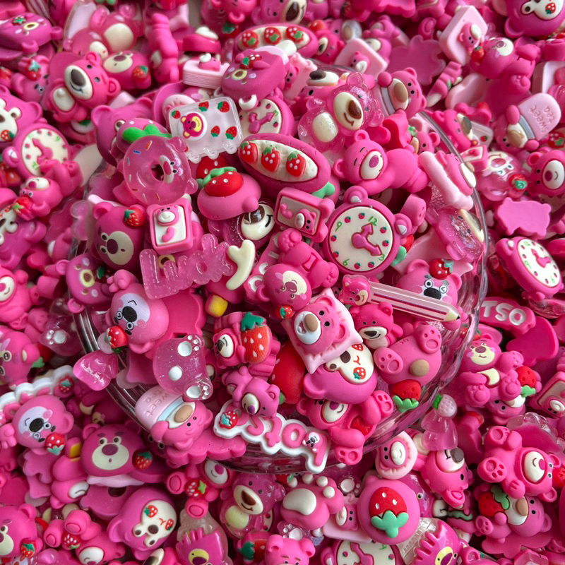 Set 10 Sticker ngẫu nhiên, phụ kiện trang trí dép cross