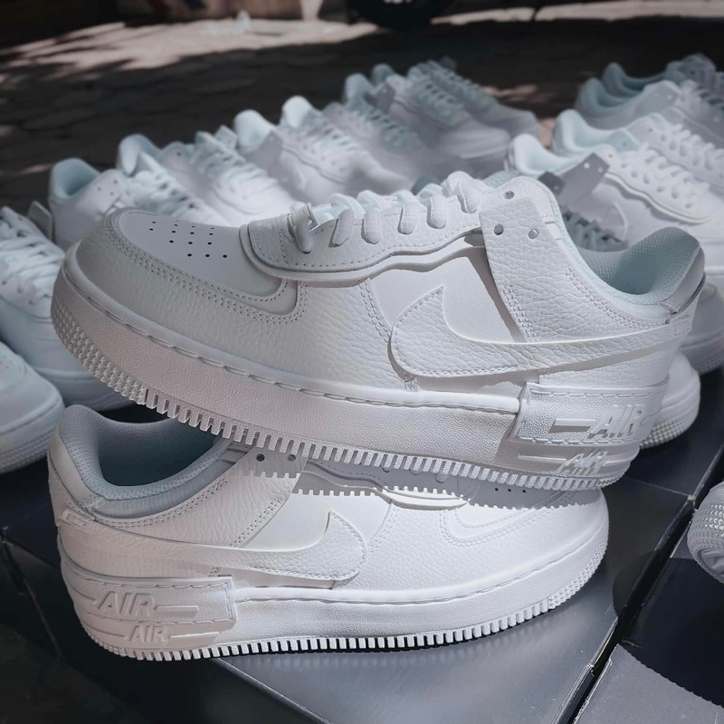 [ CHÍNH HÃNG - CÓ SẴN ] GIÀY NIKE AIR FORCE 1 SHADOW ‘ALL WHITE’ (CI0919-100)