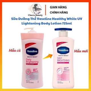 Sữa Dưỡng Thể Làm Trắng Da, Dưỡng Ẩm, Chống Nắng Vaseline Heathy White 725ml Claura Beauty