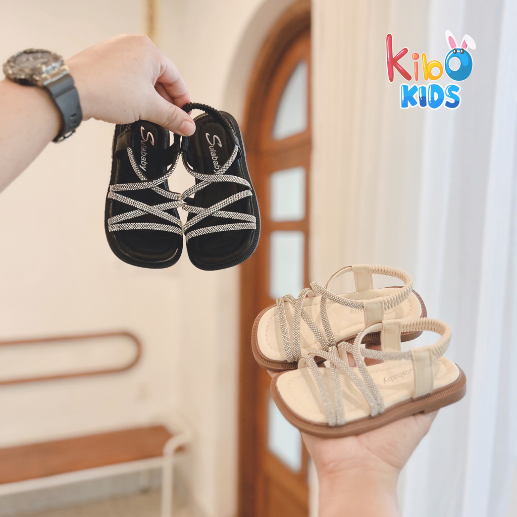 ￼Sandal Bé Gái - Sandal Quảng Châu cao cấp cho bé gái đi học mã mới SA23125