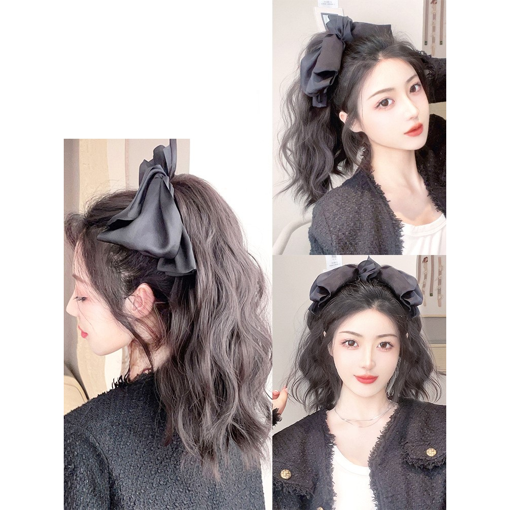 Tóc Ngoặm Kèm Nơ Xù Mì Xinh Xắn