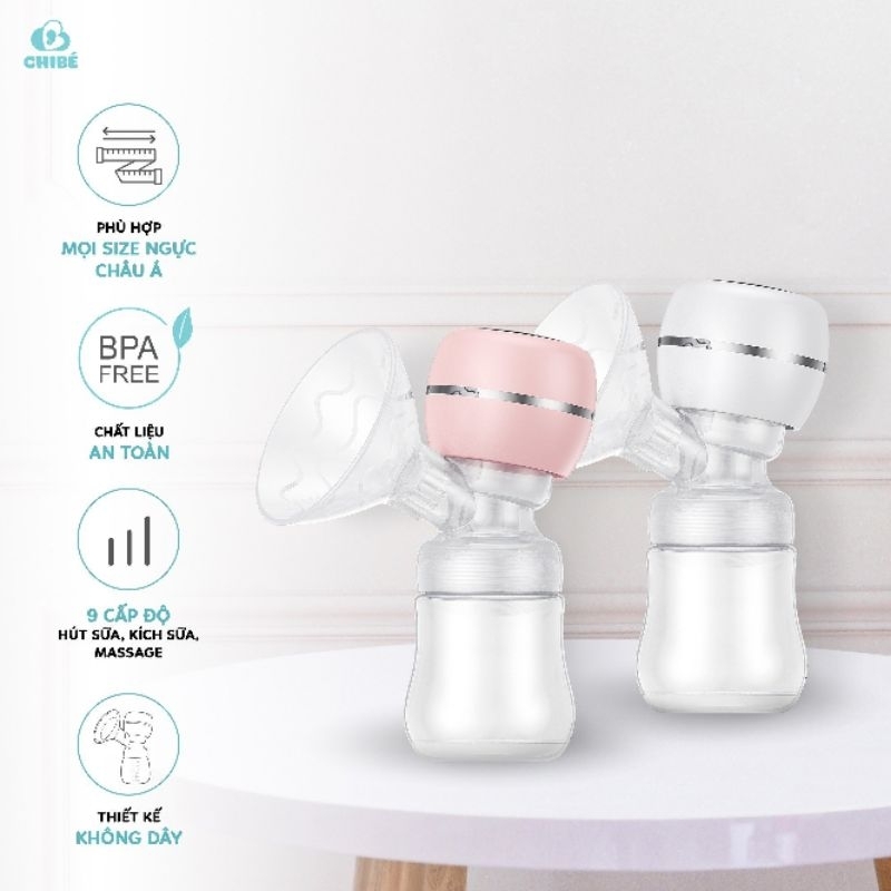 MÁY HÚT SỮA KHÔNG DÂY CHIBÉ MOMI 3