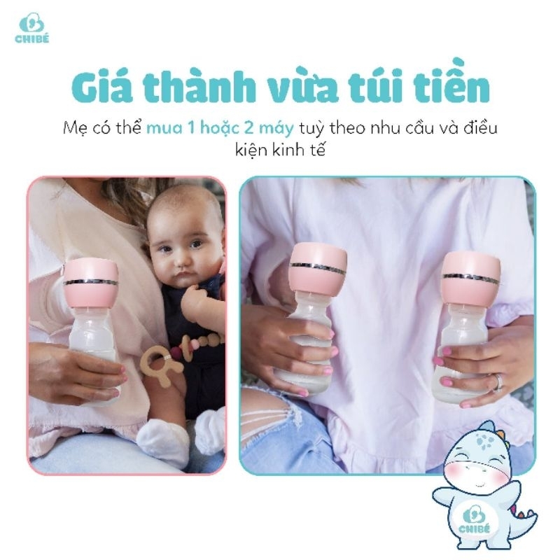 MÁY HÚT SỮA KHÔNG DÂY CHIBÉ MOMI 3