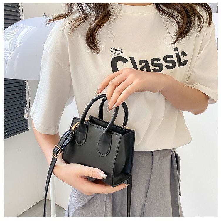 Túi đeo chéo, Túi xách nữ đeo vai đi chơi giá rẻ da trơn mềm basic PK 512