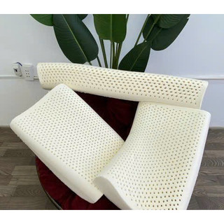 Gối cao su thiên nhiên 100% của công ty nệm Thắng Lợi êm mềm chống mỏi vai gáy ( tặng kèm vỏ gối ko chọn màu)