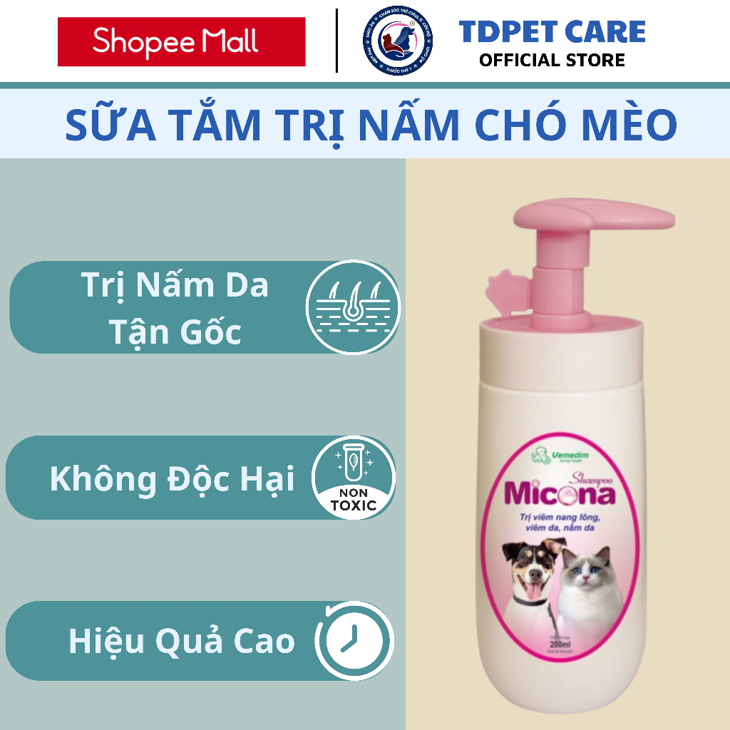 Lọ Xịt Nấm Chó Mèo TD Fungikur Alkin - Chai Ngừa Nấm Da Dành Cho Thú Cưng