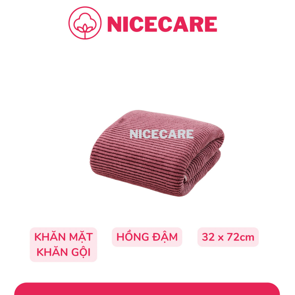 Khăn Tắm Lông Cừu Siêu Thấm Hút NICECARE Cỡ Lớn - Khăn Bông Khăn Lau Cao Cấp Mềm Mại, Thấm Hút Cực Tốt (70x140cm) | BigBuy360 - bigbuy360.vn