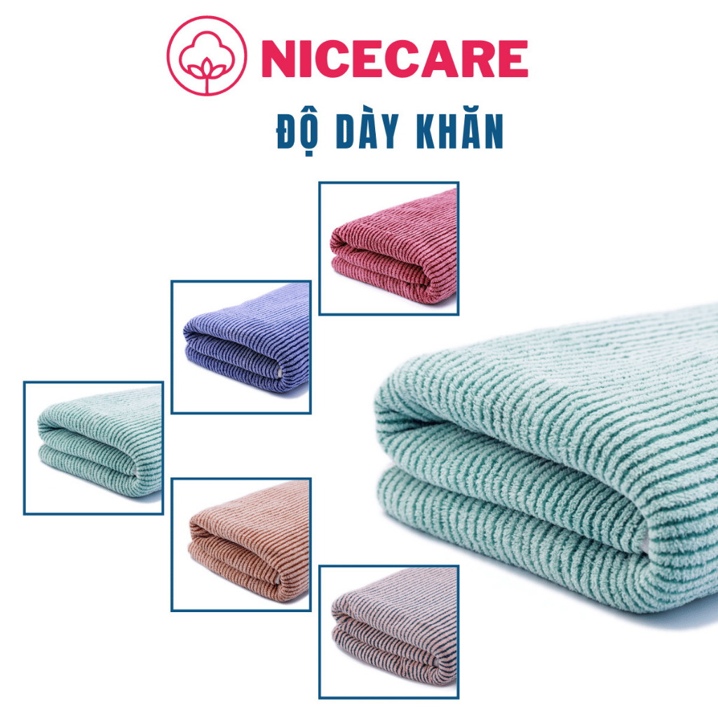 Khăn Tắm Lông Cừu Siêu Thấm Hút NICECARE Cỡ Lớn - Khăn Bông Khăn Lau Cao Cấp Mềm Mại, Thấm Hút Cực Tốt (70x140cm) | BigBuy360 - bigbuy360.vn