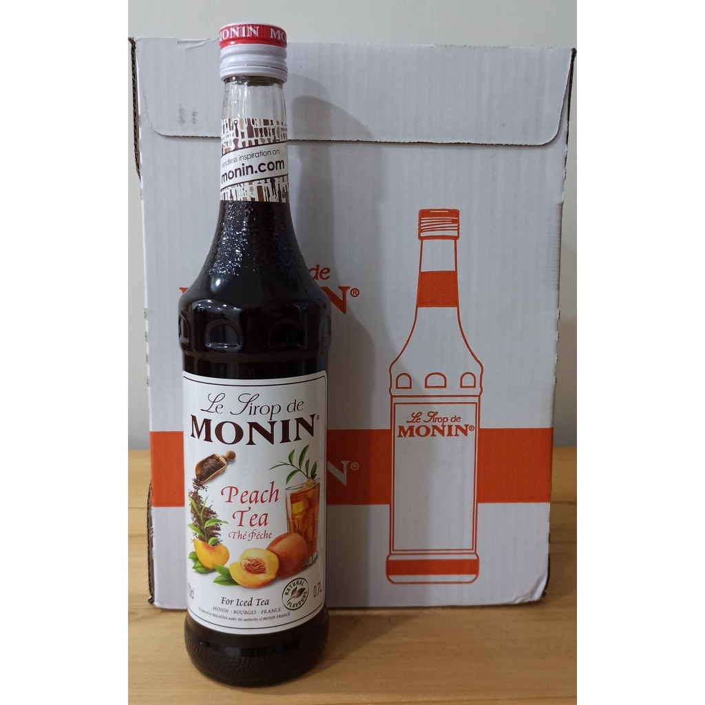 SIRUP MONIN TRÀ ĐÀO - PEACH TEA 700ML MUA SLL GIẢM GIÁ