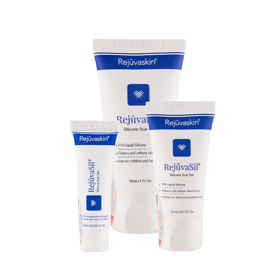 Gel ngăn ngừa sẹo và làm xẹp sẹo lồi, sẹo phì đại Rejuvaskin Rejuvasil 10ml/15ml/30ml