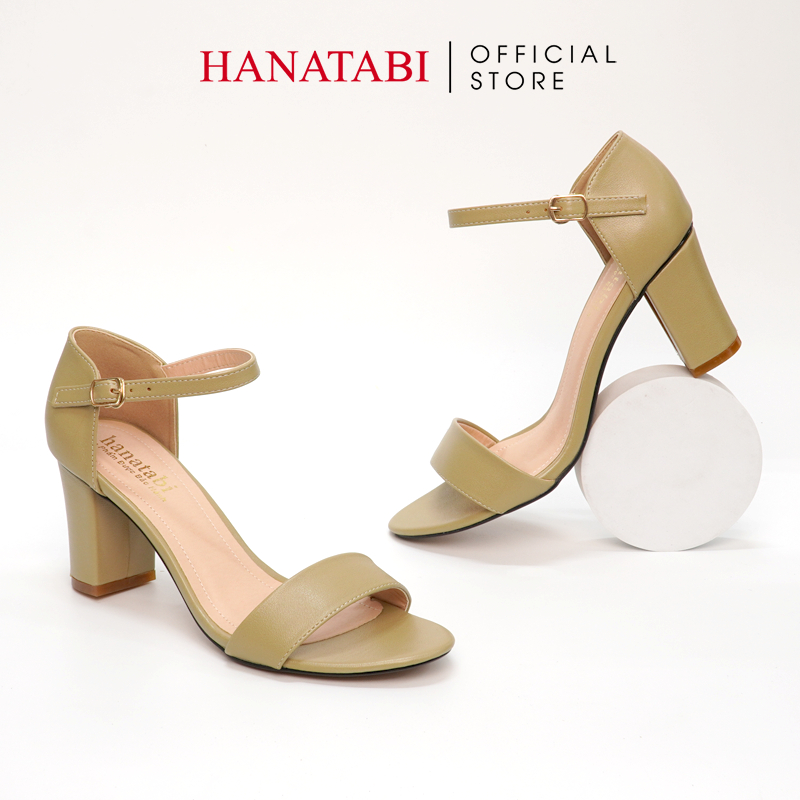 Sandal Nữ Hanatabi Gót Vuông Cao 7cm Chụp Hậu Đế TA Cao Cấp Chống Trơn Trượt Mã HNSDG617