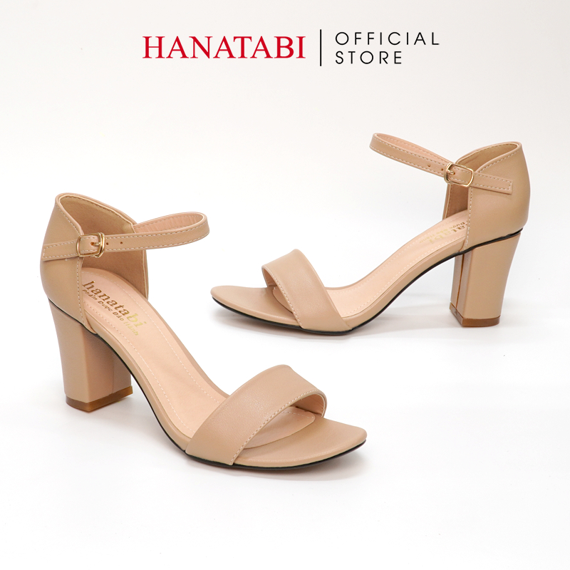 Sandal Nữ Hanatabi Gót Vuông Cao 7cm Chụp Hậu Đế TA Cao Cấp Chống Trơn Trượt Mã HNSDG617
