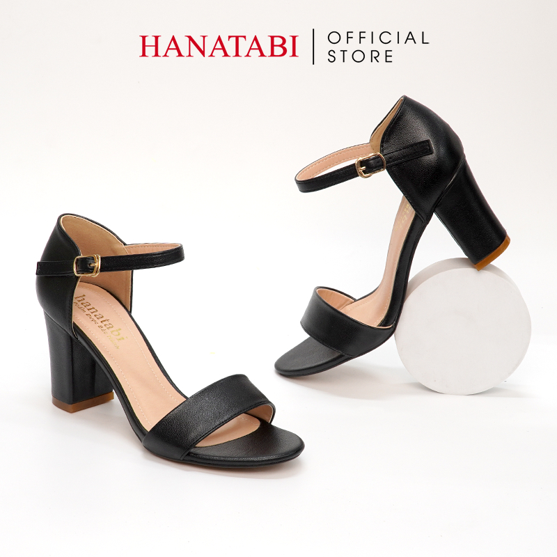 Sandal Nữ Hanatabi Gót Vuông Cao 7cm Chụp Hậu Đế TA Cao Cấp Chống Trơn Trượt Mã HNSDG617