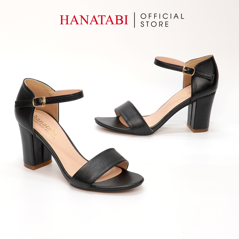 Sandal Nữ Hanatabi Gót Vuông Cao 7cm Chụp Hậu Đế TA Cao Cấp Chống Trơn Trượt Mã HNSDG617