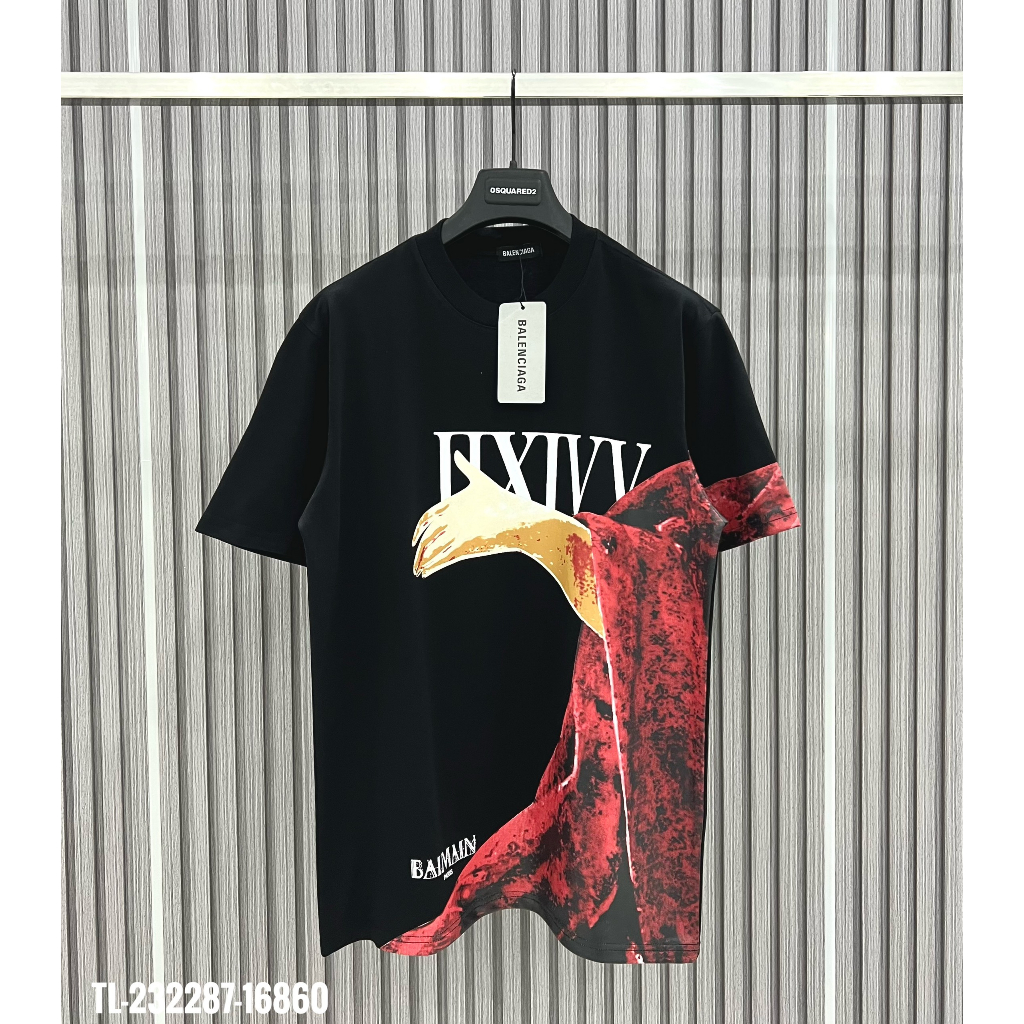 🔥Hot🔥Áo thun Balmain in hình thiết kế hot trend Nam nữ New 2023