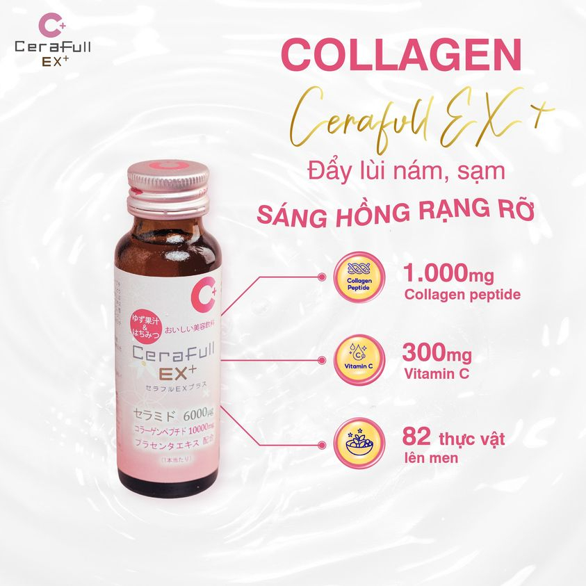 Collagen Cerafull EX Plus dạng nước