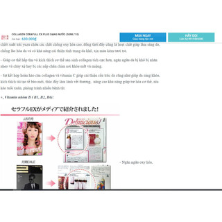 Collagen Cerafull EX Plus dạng nước
