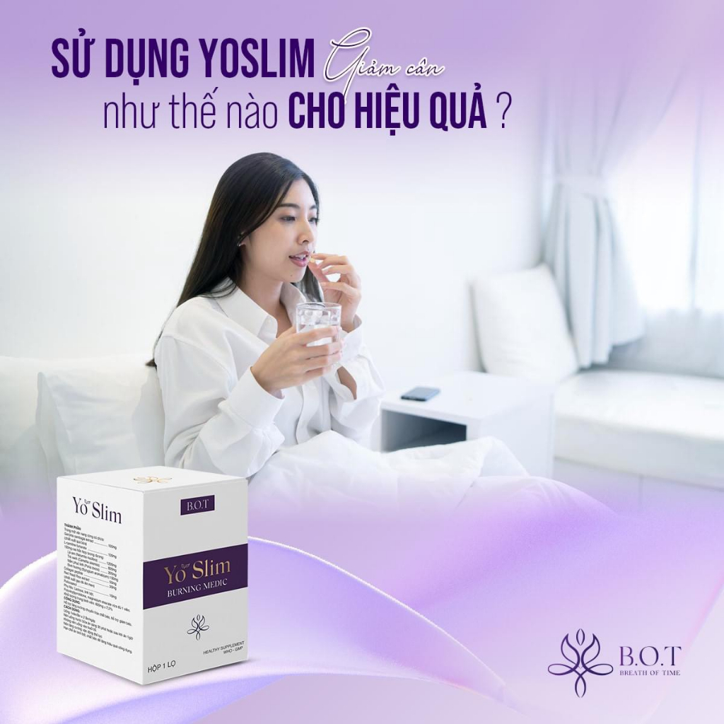 Giảm Cân Yo Slim Chính Hãng B.O.T Kids_Strore  Yoslim Giúp Giảm Cân An Toàn Hiệu Qủa giảm 2-3 Kg Sau 15 Ngày