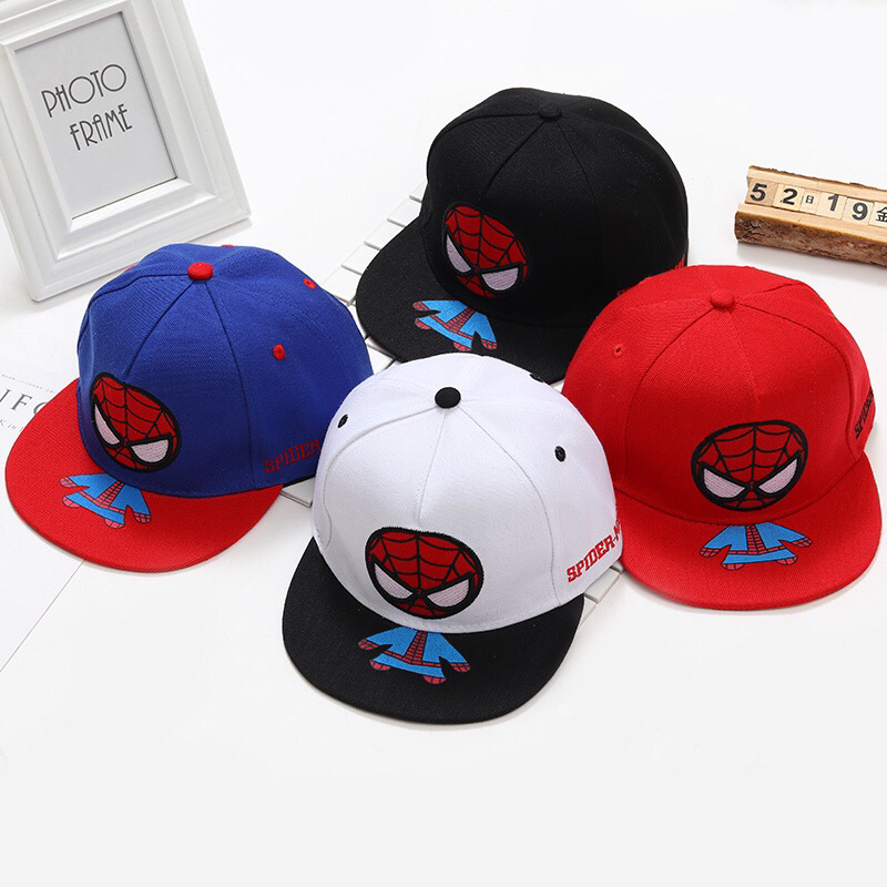 Mũ hiphop mũ snapback siêu anh hùng cho bé mũ bóng chày trẻ em