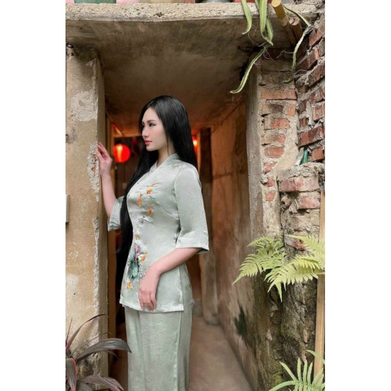 Sét Lam Thêu Big Size  MS08