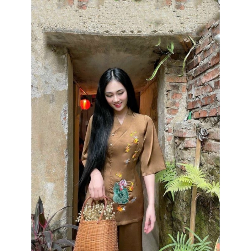 Sét Lam Thêu Big Size  MS08