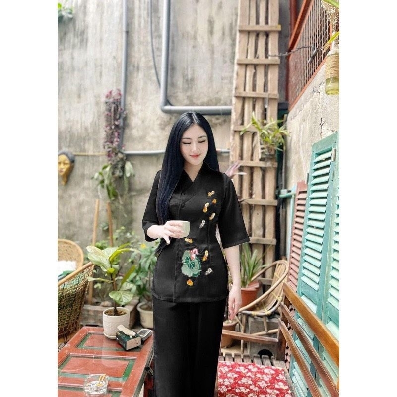 Sét Lam Thêu Big Size  MS08