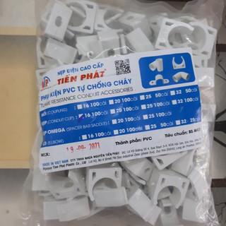 BÁN LẺ 50 CÁI - Kẹp đỡ ống điện phi 16, 20, 25, - Tiến Phát
