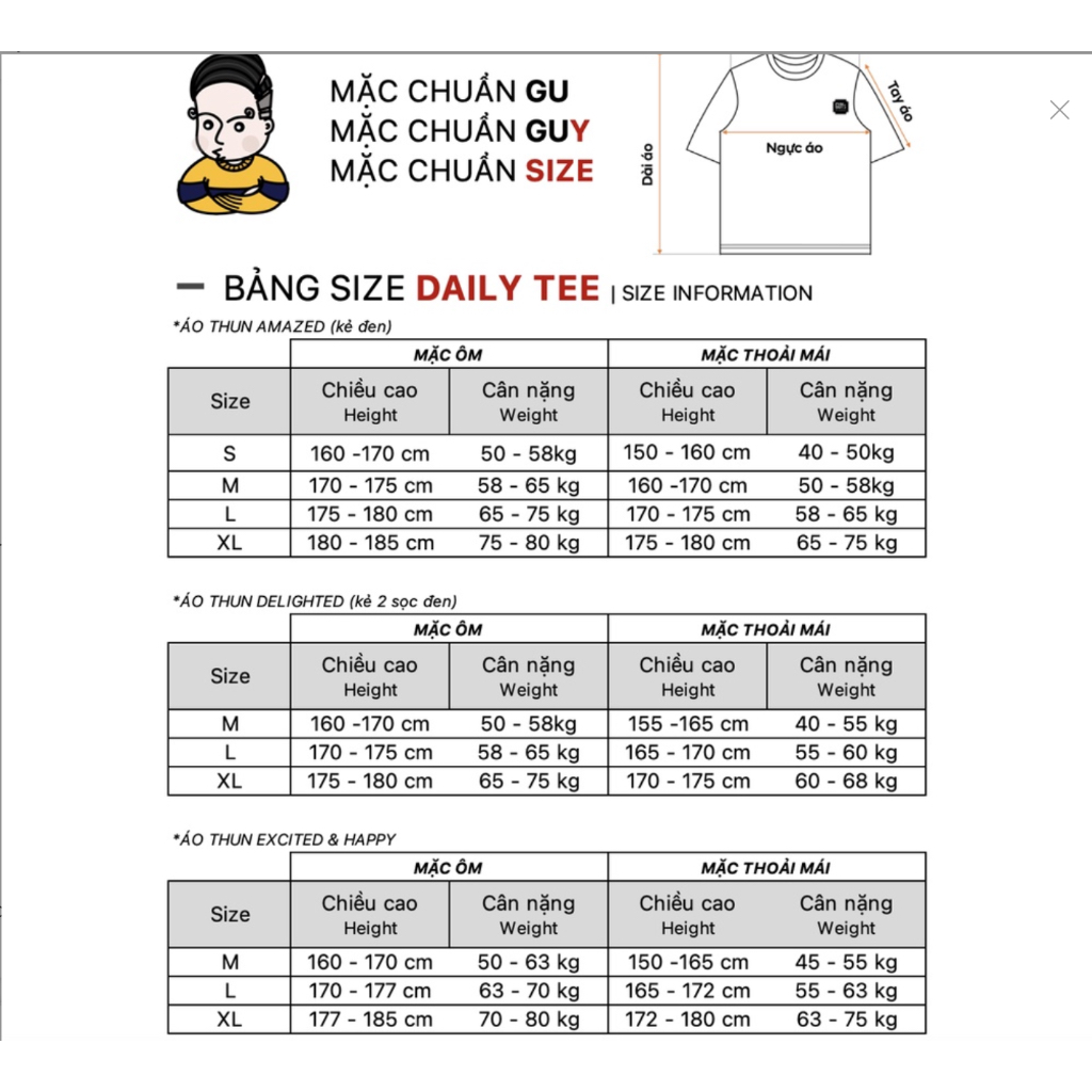 Áo phông unisex Daily GUY's Closet, Hoạ tiết kẻ ngang trendy, Nhiều màu